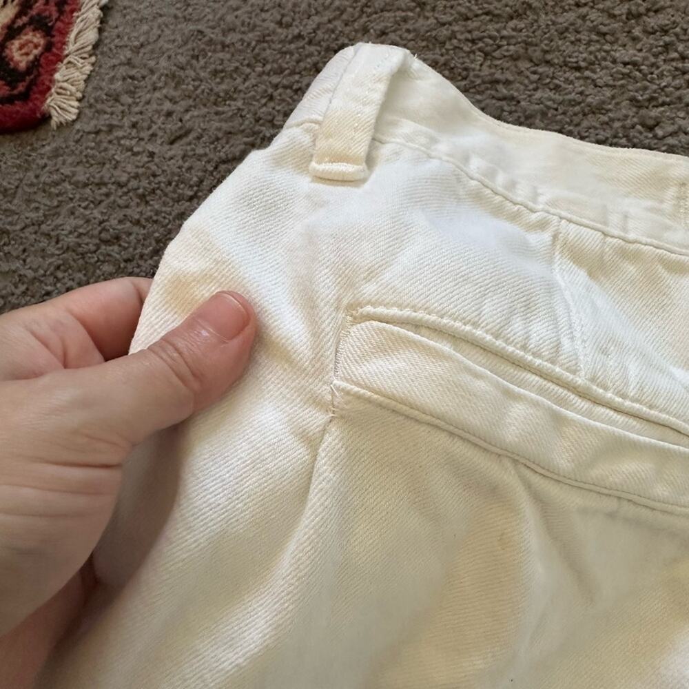 Madewell White Harlow Wide Leg Jean - Picture 7 of 10